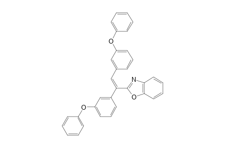 2-[1,2-Bis(3-phenoxyphenyl)vinyl]benzoxazole