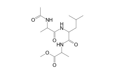 n-Acetyl-alanyl-leucyl-alanine methylester