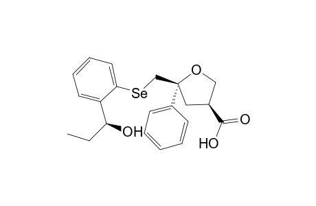 (3S,5R)-5-[[2-[(1S)-1-hydroxypropyl]phenyl]selanylmethyl]-5-phenyl-tetrahydrofuran-3-carboxylic acid