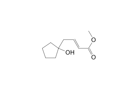 (E)-4-(1-hydroxycyclopentyl)-2-butenoic acid methyl ester