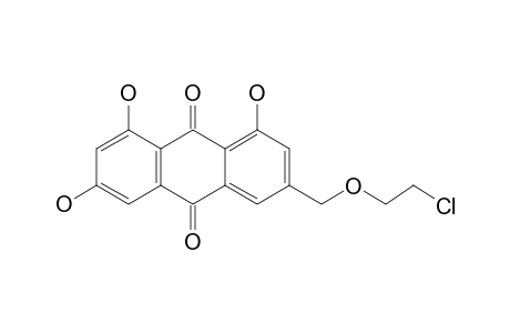 1,3,8-TRI-HYDROXY-6-(OMEGA-2-CHLOROETHOXYMETHYL)-ANTHRACENE-9,10-DIONE