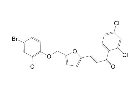 (2E)-3-{5-[(4-bromo-2-chlorophenoxy)methyl]-2-furyl}-1-(2,4-dichlorophenyl)-2-propen-1-one