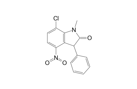 7-Chloro-1-methyl-4-nitro-3-phenyloxindole