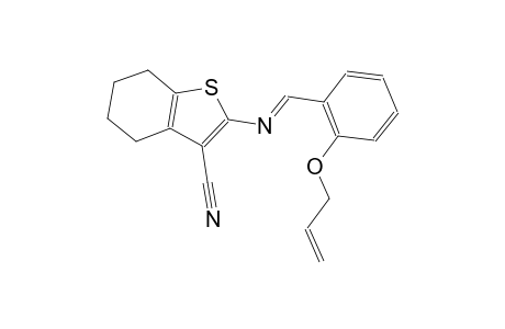 2-({(E)-[2-(allyloxy)phenyl]methylidene}amino)-4,5,6,7-tetrahydro-1-benzothiophene-3-carbonitrile