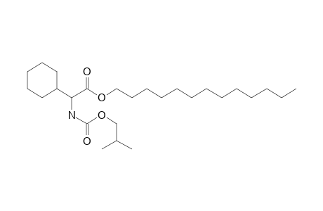 Glycine, 2-cyclohexyl-N-isobutoxycarbonyl-, tridecyl ester