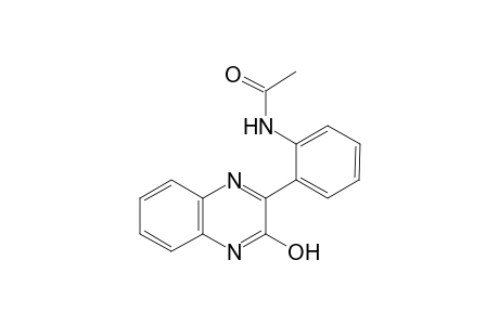 N-[2-(3-Hydroxy-2-quinoxalinyl)phenyl]acetamide