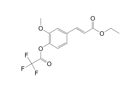 Ethyl 4-hydroxy-3-methoxycinnamate, trifluoroacetate