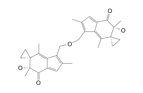 (5'R)-5'-hydroxy-1'-[[(5'R)-5'-hydroxy-4'-keto-2',5',7'-trimethyl-spiro[cyclopropane-1,6'-indene]-1'-yl]methoxymethyl]-2',5',7'-trimethyl-spiro[cyclopropane-1,6'-indene]-4'-one