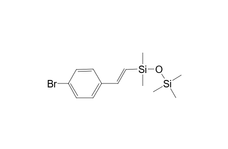 (E)-[1-(4-Bromophenyl)-2-(pentamethyldisiloxane)]ethene