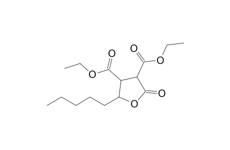 Diethyl 2-oxo-tetrahydro-5-pentylfuran-3,4-dicarboxylate