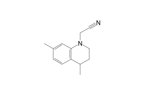 1,2,3,4-Tetrahydro-4,7-dimethyl-1-quinolineacetonitrile