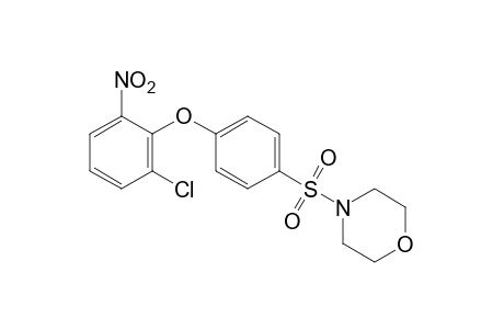 4-{[p-(2-chloro-6-nitrophenoxy)phenyl]sulfonyl}morpholine