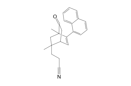 2-Naphthyl-1,5-dimethyl-5-[(2-cyano)ethyl]bicyclo-2.2.2]oct-2-en-7-one