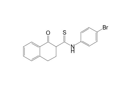 N-(4-bromophenyl)-1-oxo-1,2,3,4-tetrahydronaphthalene-2-carbothioamide