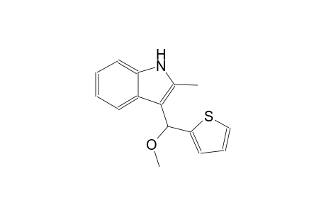 Methyl (2-methyl-1H-indol-3-yl)(2-thienyl)methyl ether