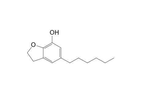 5-n-hexyl-7-hydroxy-2,3-dihydrobenzofuran