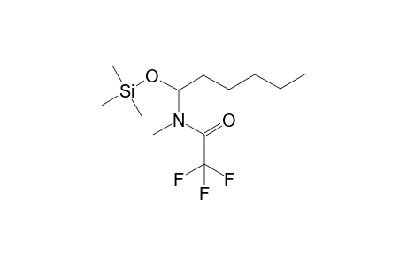 2,2,2-Trifluoro-N-(1-hydroxyhexyl)-N-methylacetamide TMS