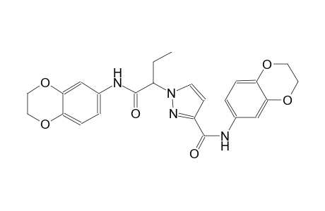 1H-pyrazole-1-acetamide, N-(2,3-dihydro-1,4-benzodioxin-6-yl)-3-[[(2,3-dihydro-1,4-benzodioxin-6-yl)amino]carbonyl]-alpha-ethyl-