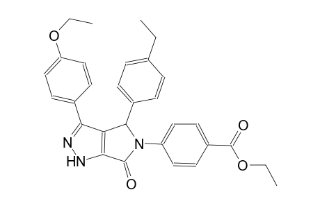 benzoic acid, 4-(3-(4-ethoxyphenyl)-4-(4-ethylphenyl)-4,6-dihydro-6-oxopyrrolo[3,4-c]pyrazol-5(1H)-yl)-, ethyl ester