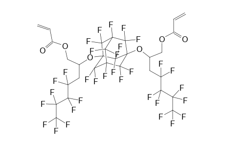 2,2'-[perfluoroadamantane-1,3-diylbis(oxy)] bis (4,4,5,5,6,6,7,7,7-non-fluorine) heptane-2,1-diyl)diacrylate
