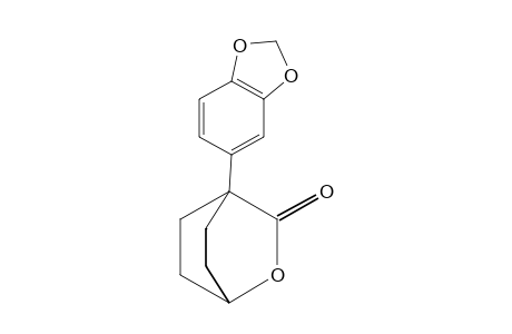 4-HYDROXY-1-[3,4-(METHYLENEDIOXY)PHENYL]-1-CYCLOHEXANECARBOXYLIC ACID, delta-LACTONE