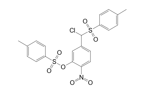 5-[Chloro(toluene-4-sulfonyl)methyl]-2-nitrophenyl toluene-4-sulfonate