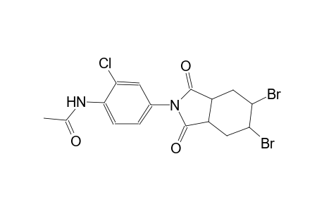 acetamide, N-[2-chloro-4-(5,6-dibromooctahydro-1,3-dioxo-2H-isoindol-2-yl)phenyl]-