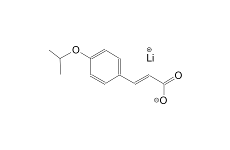 lithium (2E)-3-(4-isopropoxyphenyl)-2-propenoate