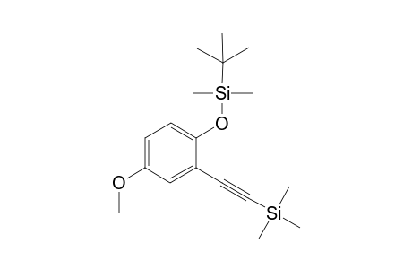 tert-Butyl{4-methoxy-2-[(trimethylsilyl)ethynyl]phenoxy}-dimethylsilane