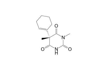 2,4,6(1H,3H,5H)-Pyrimidinetrione, 5-(1-cyclohexen-1-yl)-1,5-dimethyl-, (S)-