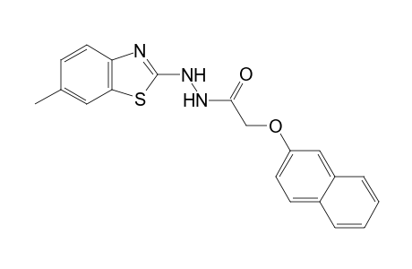 N'-(6-methyl-1,3-benzothiazol-2-yl)-2-(2-naphthyloxy)acetohydrazide