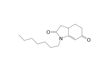 1-Heptyl-3,3a,4,5-tetrahydro-1H-indole-2,6-dione