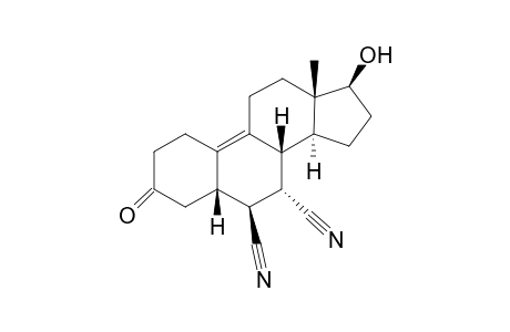 (5S,6S,7S,8R,13S,14S,17S)-17-Hydroxy-13-methyl-3-oxo-2,3,4,5,6,7,8,11,12,13,14,15,16,17-tetradecahydro-1H-cyclopenta[a]phenanthrene-6,7-dicarbonitrile