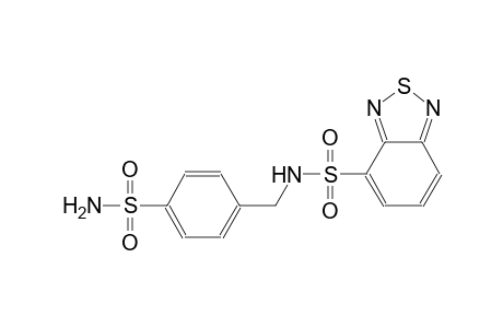 N-(4-sulfamoylbenzyl)piazthiole-4-sulfonamide