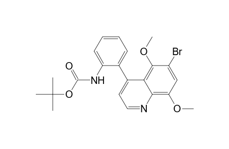 6-Bromo-4-[2-[(tert-butoxycarbonyl)amino]phenyl]-5,8-dimethoxyquinoline