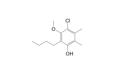 2-(1-Butyl)-4-Chloro-3-methoxy-5,6-dimethylphenol