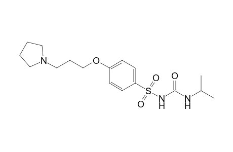 1-Isopropyl-3-[4-(3-pyrrolidin-1-ylpropoxy)benzene]sulfonylurea
