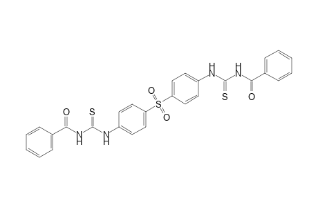 1,1'-(sulfonyldi-p-phenylene)bis[3-benzoyl-2-thiourea]