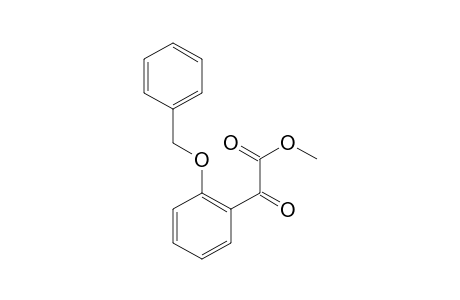 Benzeneacetic acid, alpha-oxo-2-(phenylmethoxy)-, methyl