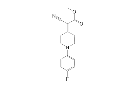 1-(4-FLUOROPHENYL)-[[CYANO-(METHOXYCARBONYL)]-METHYLENE]-PIPERIDINE