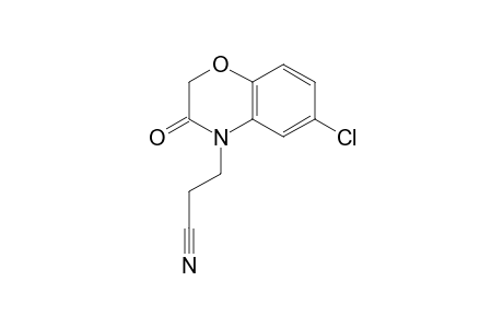 6-Chloro-2,3-dihydro-3-oxo-4H-1,4-benzoxazine-4-propanenitrile