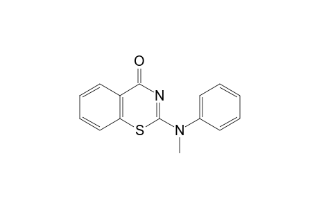 2-(N-methylanilino)-4H-1,3-benzothiazin-4-one