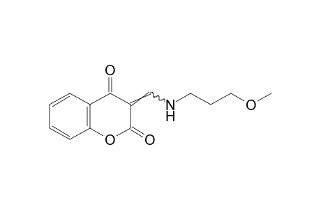 3-{[(3-methoxypropyl)amino]methylene}-2,4-chromandione