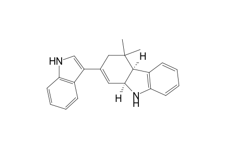 cis-4,4a,9,9a-Tetrahydro-2-(1H-indol-3-yl)-4,4-dimethyl-3H-carbazole