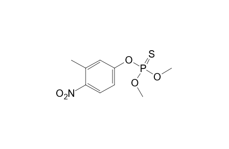 phosphorothioic acid, O,O-dimethyl O-4-nitro-m-tolyl ester