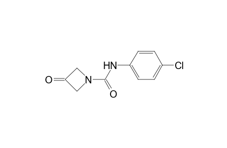 1-Azetidinecarboxamide, N-(4-chlorophenyl)-3-oxo-