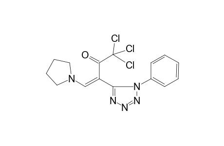 (Z)-1,1,1-trichloro-3-(1-phenyl-5-tetrazolyl)-4-(1-pyrrolidinyl)-3-buten-2-one