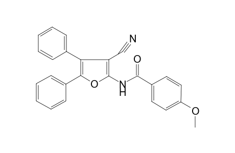 N-(3-cyano-4,5-diphenyl-2-furanyl)-4-methoxybenzamide