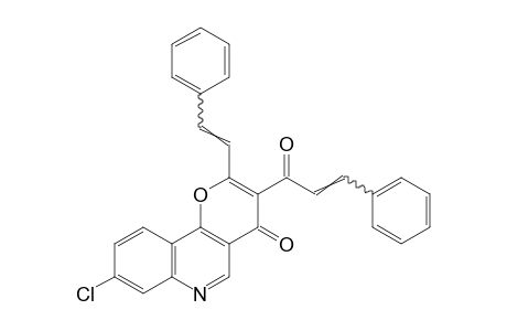 8-chloro-3-cinnamoyl-2-styryl-4H-pyrano[3,2-c]quinolin-4-one