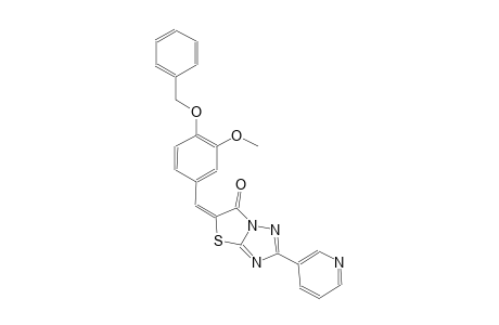 (5E)-5-[4-(benzyloxy)-3-methoxybenzylidene]-2-(3-pyridinyl)[1,3]thiazolo[3,2-b][1,2,4]triazol-6(5H)-one